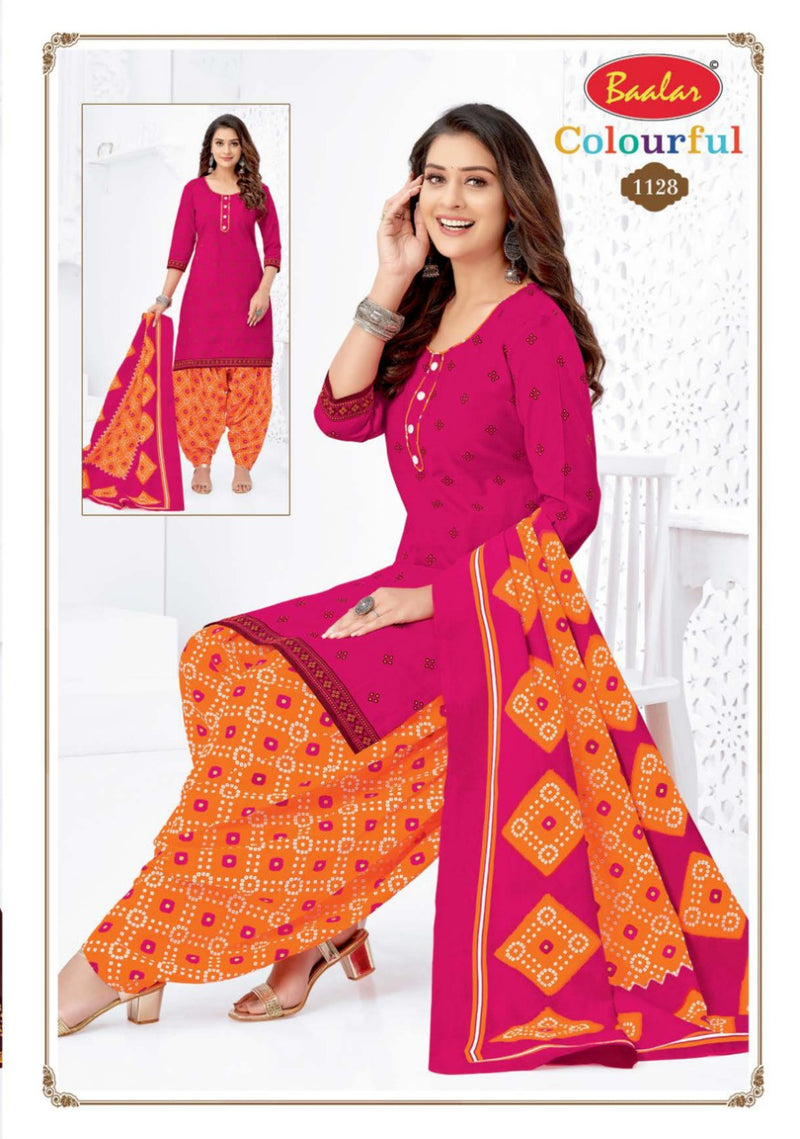 Colourful Vol 11 By Balar Pure Cotton Regular Printed Fancy Wear Salwar Suits With Dupatta