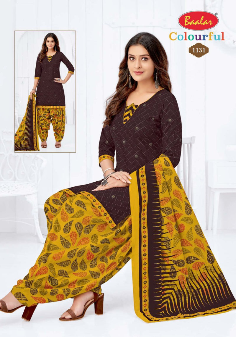 Colourful Vol 11 By Balar Pure Cotton Regular Printed Fancy Wear Salwar Suits With Dupatta