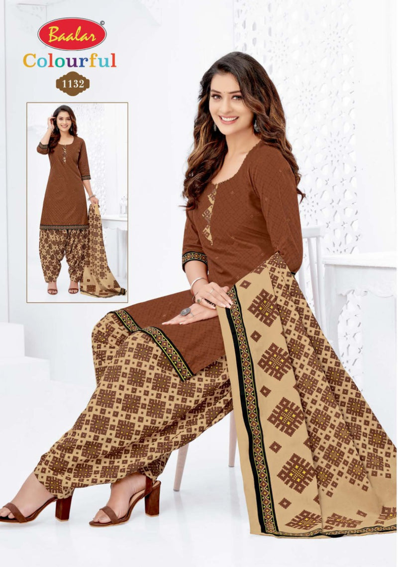 Colourful Vol 11 By Balar Pure Cotton Regular Printed Fancy Wear Salwar Suits With Dupatta
