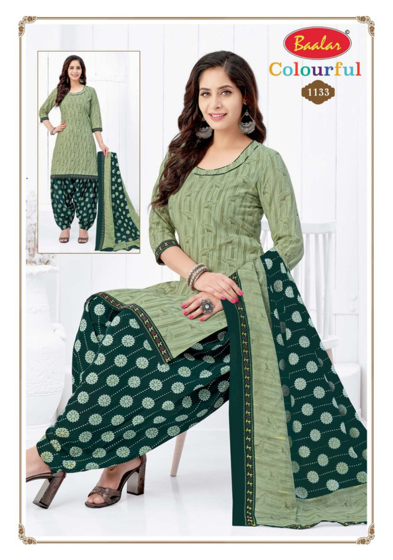Colourful Vol 11 By Balar Pure Cotton Regular Printed Fancy Wear Salwar Suits With Dupatta