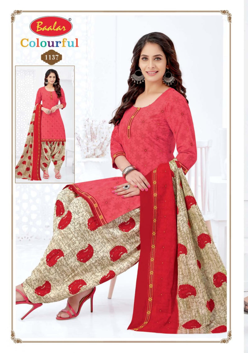 Colourful Vol 11 By Balar Pure Cotton Regular Printed Fancy Wear Salwar Suits With Dupatta