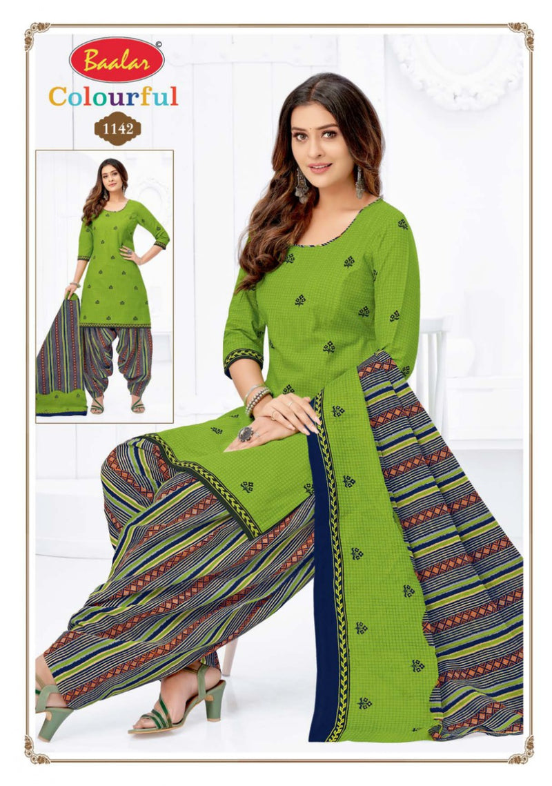 Colourful Vol 11 By Balar Pure Cotton Regular Printed Fancy Wear Salwar Suits With Dupatta
