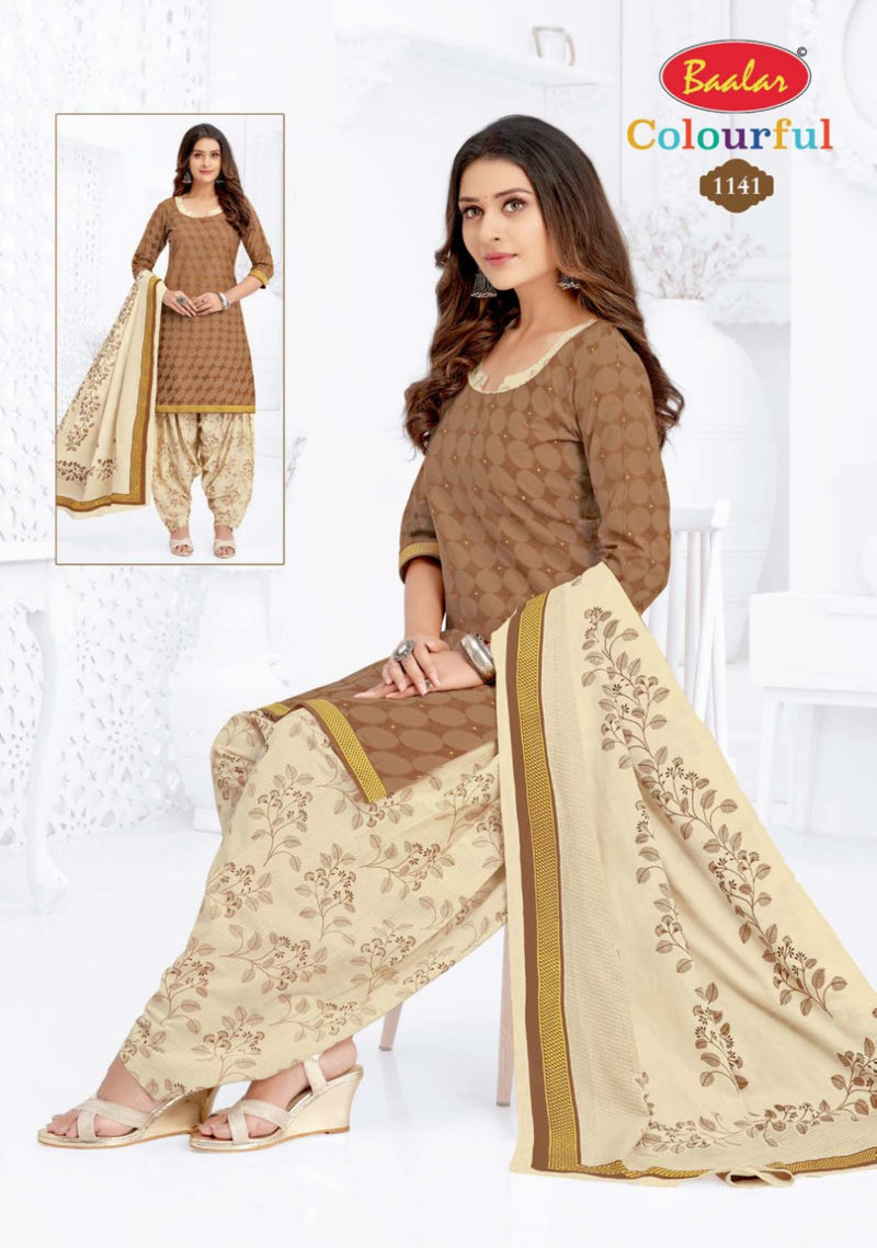 Colourful Vol 11 By Balar Pure Cotton Regular Printed Fancy Wear Salwar Suits With Dupatta