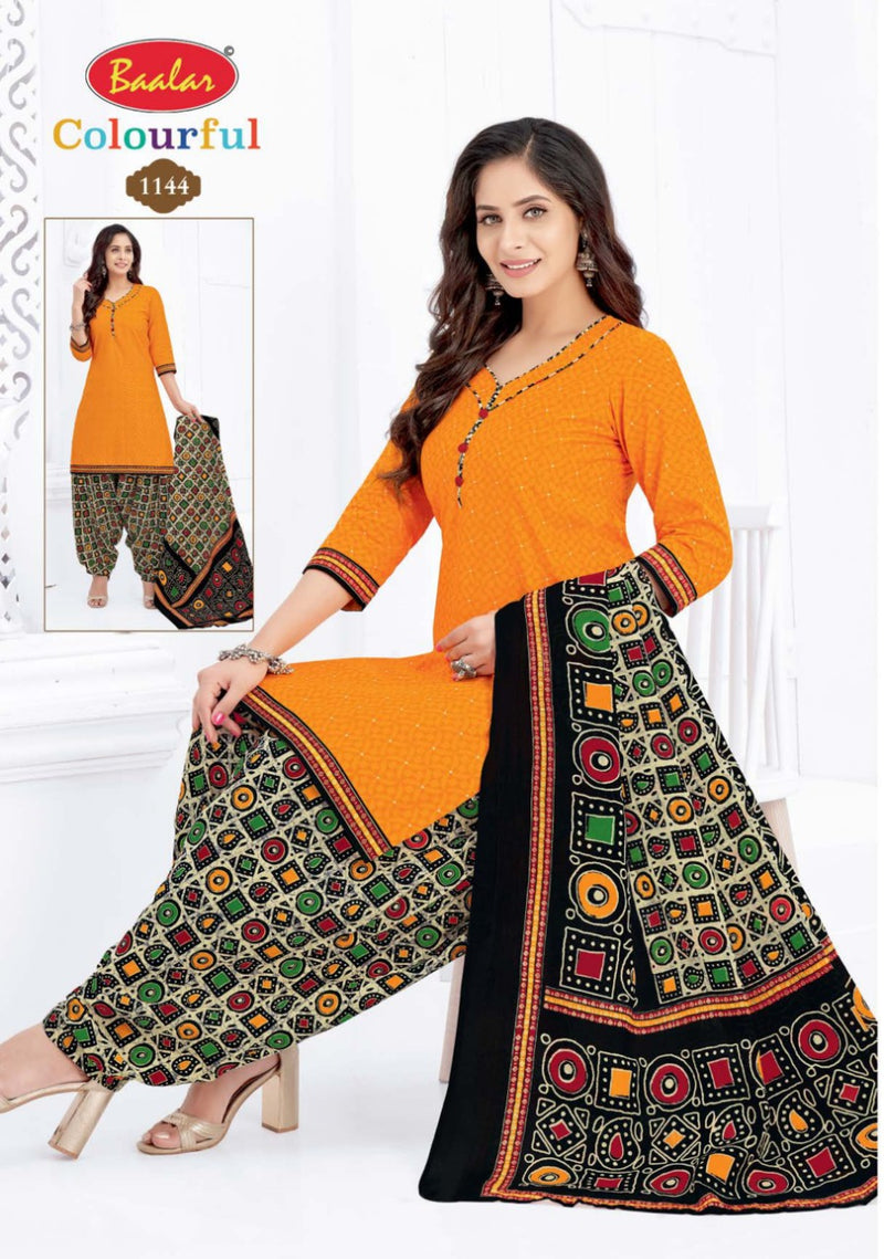 Colourful Vol 11 By Balar Pure Cotton Regular Printed Fancy Wear Salwar Suits With Dupatta