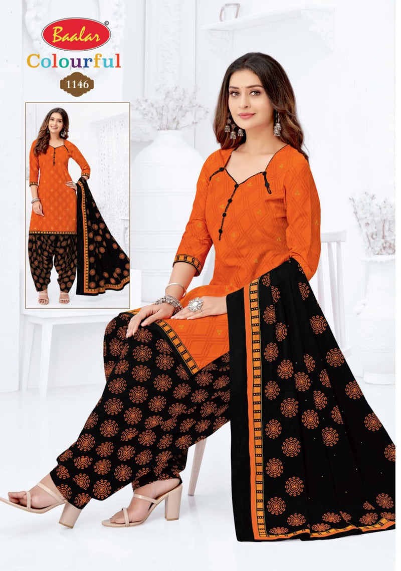 Colourful Vol 11 By Balar Pure Cotton Regular Printed Fancy Wear Salwar Suits With Dupatta