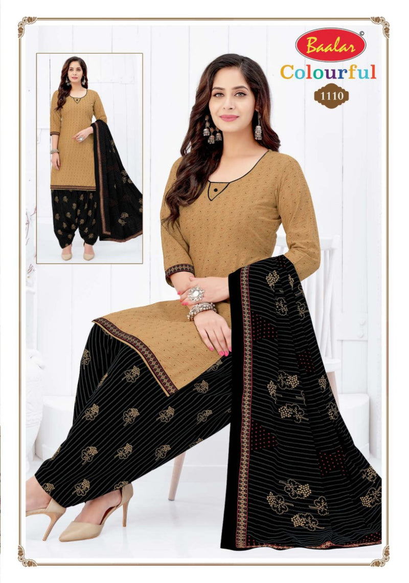 Colourful Vol 11 By Balar Pure Cotton Regular Printed Fancy Wear Salwar Suits With Dupatta