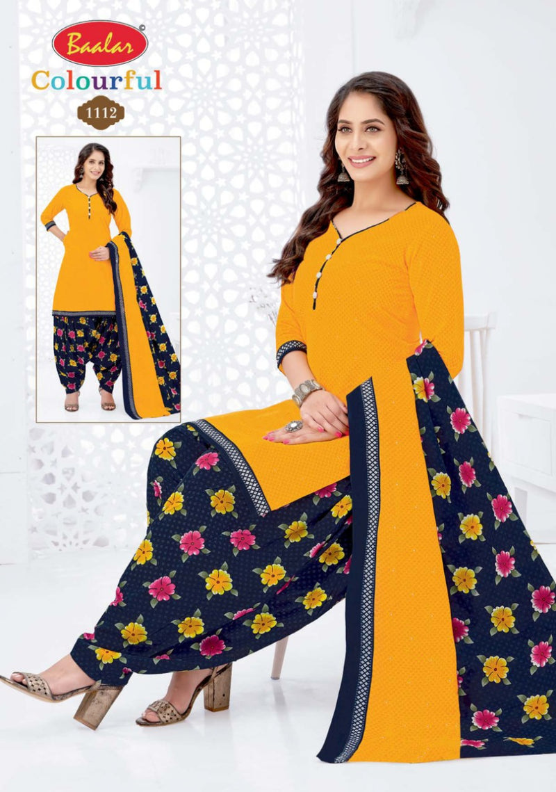 Colourful Vol 11 By Balar Pure Cotton Regular Printed Fancy Wear Salwar Suits With Dupatta
