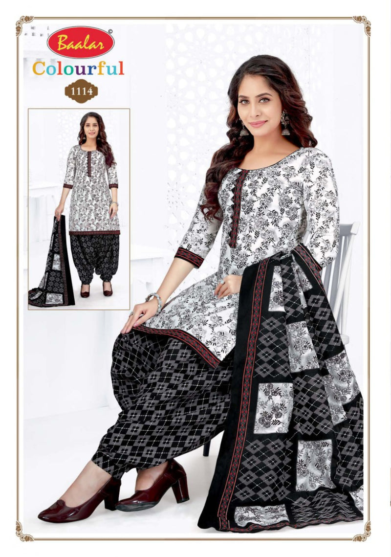 Colourful Vol 11 By Balar Pure Cotton Regular Printed Fancy Wear Salwar Suits With Dupatta