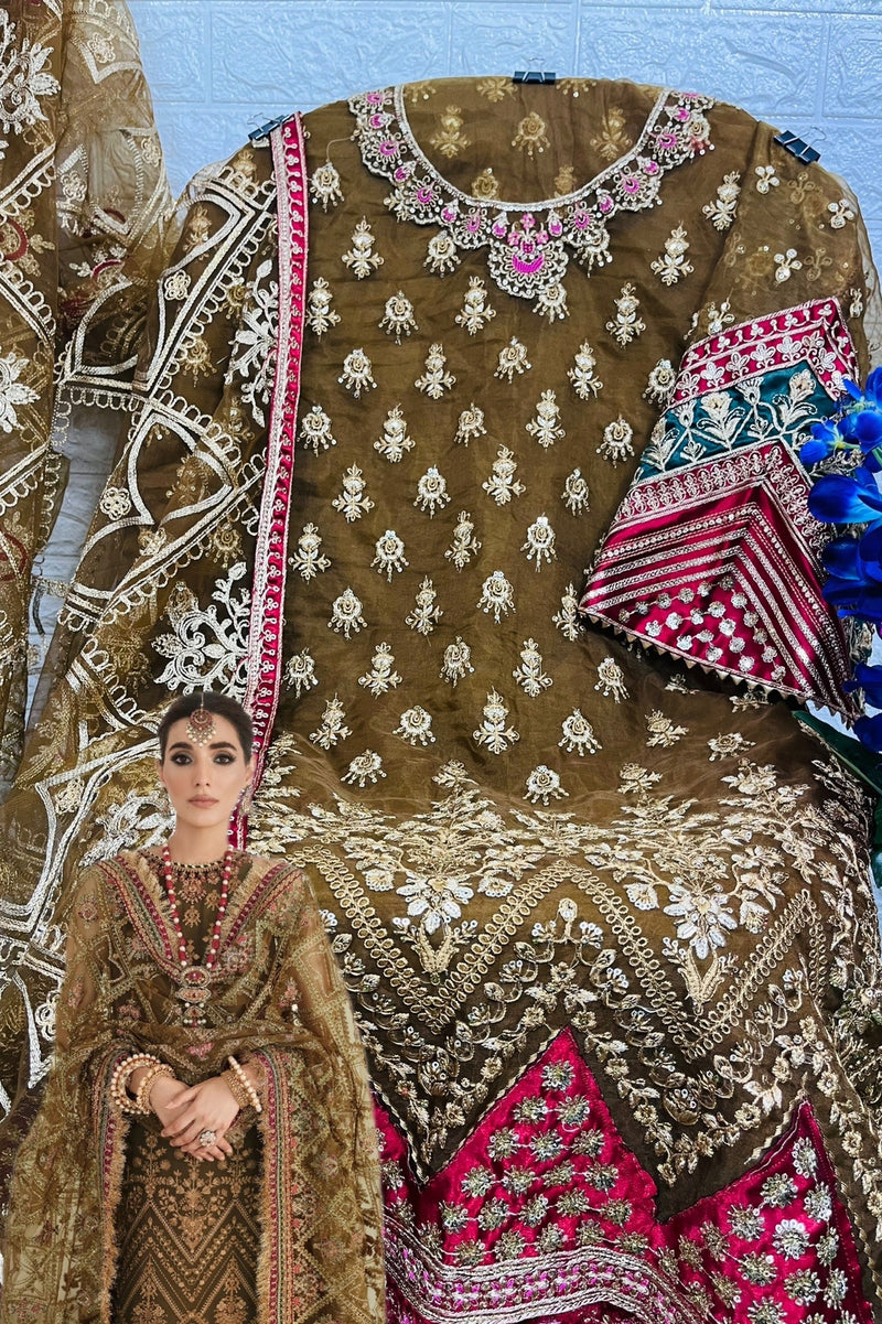 Deepsy Suit Dno 1069 Organza With Beautiful Work Stylish Designer Wedding Look Salwar Kameez