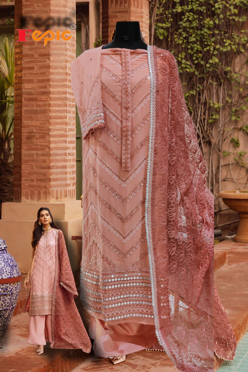 Fepic Rosemeen D 1223 Georgette Pakistani Style Party Wear Salwar Suits