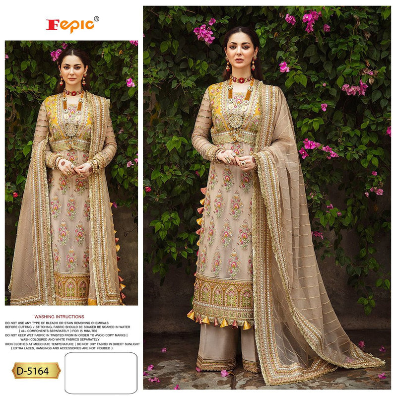 Fepic Rosemeen D No D 5164 Net Embroidered Salwar Suit