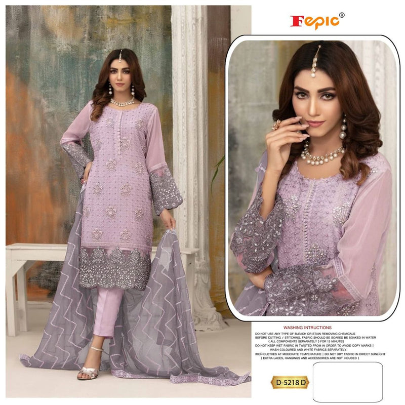 Fepic Rosemeen C 5218 Georgette With Heavy Embroidery Work Stylish Designer Fancy Salwar Kameez