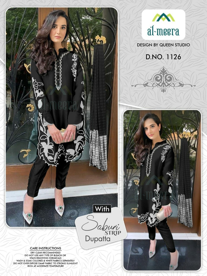 Al Meera Dno 1126 Georgette With Heavy Beautiful Work Stylish Designer Fancy Kurti