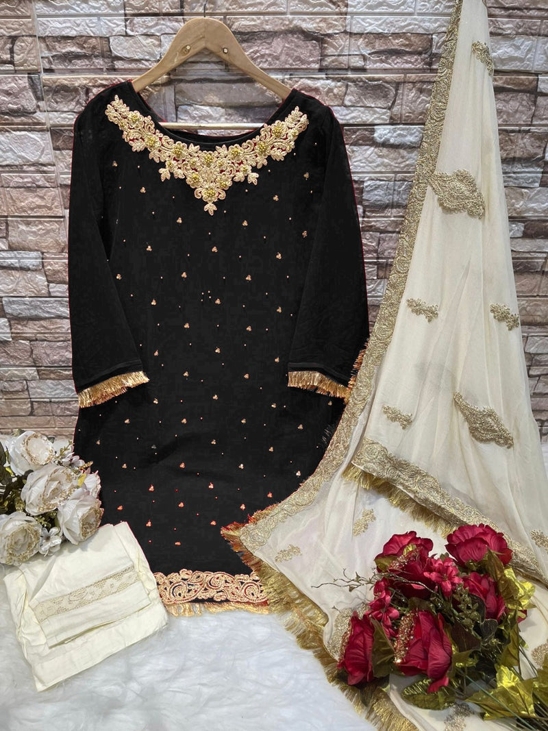 Deepsy Suits Dno D 287 A Georgette With Heavy Embroidery Work Stylish Designer Party Wear Pret Kurti