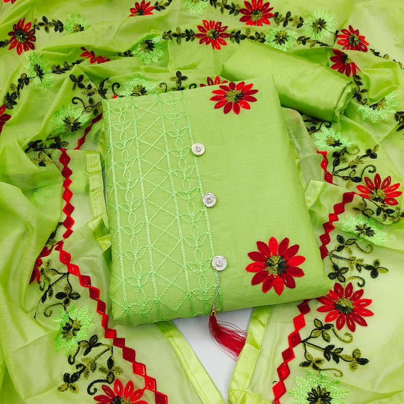 Mf D No 5096 Chanderi Cotton Work Fancy Designer Wear Salwar Kameez