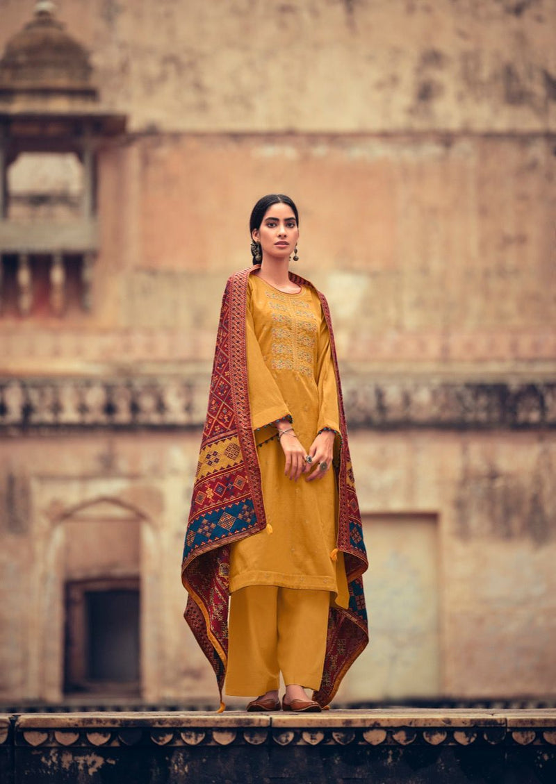 Deepsy Basera Silk With Embroidery Work Designer Salwar Kameez