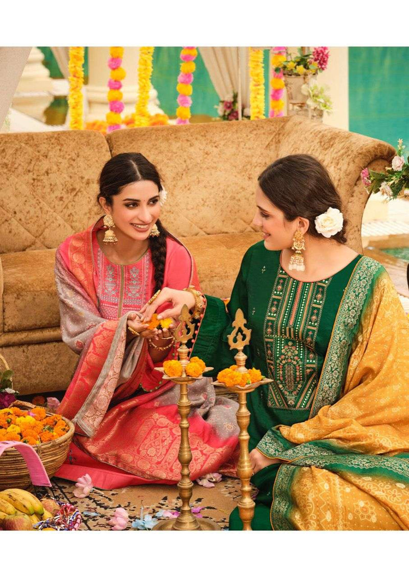 Deepsy  Suit Chunari Tussar Silk With Embroidery Work Salwar Suit