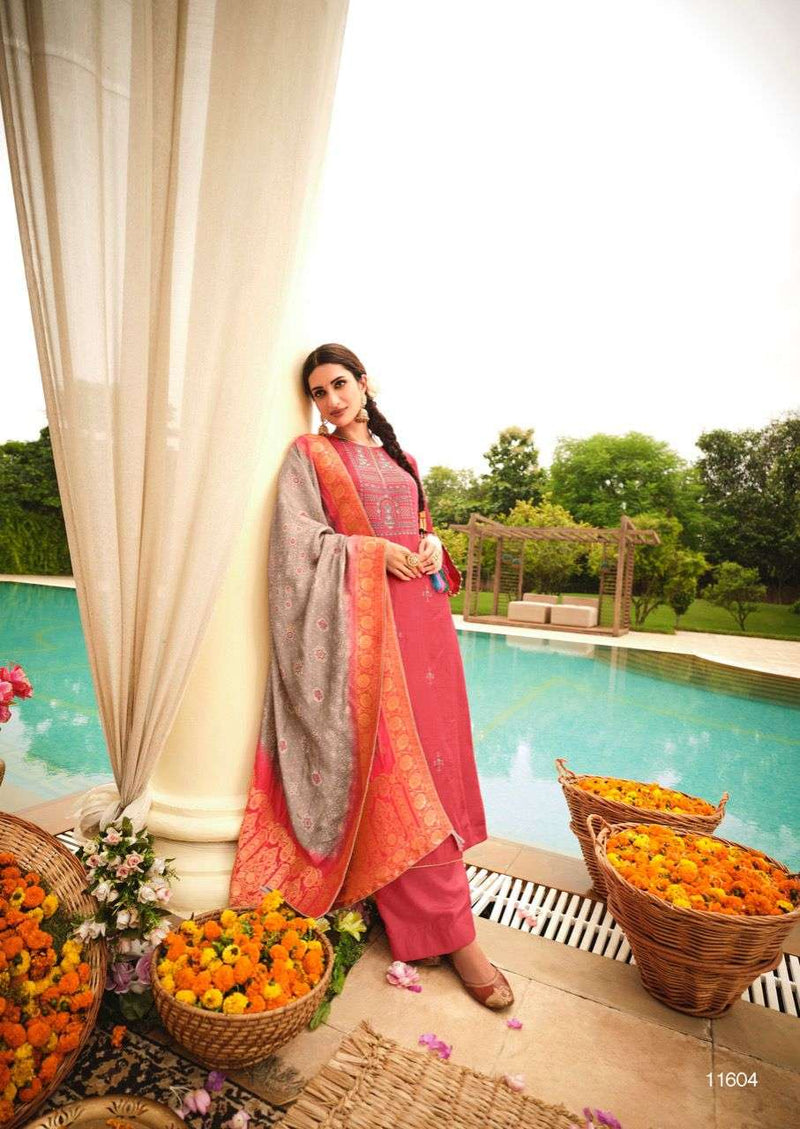 Deepsy  Suit Chunari Tussar Silk With Embroidery Work Salwar Suit
