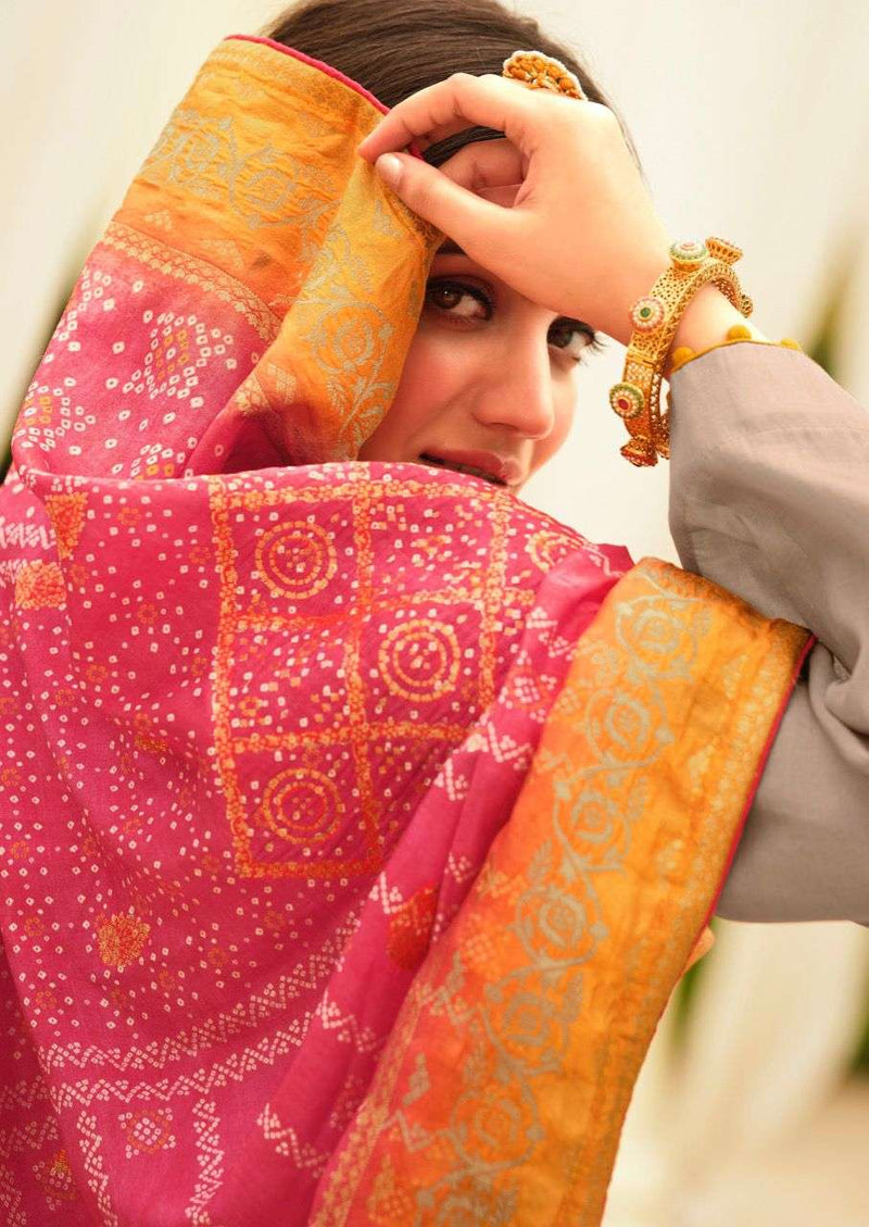 Deepsy  Suit Chunari Tussar Silk With Embroidery Work Salwar Suit