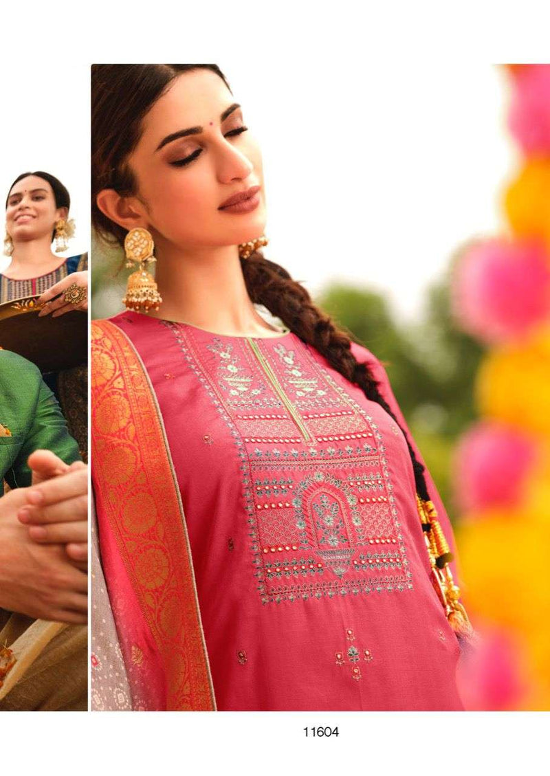 Deepsy  Suit Chunari Tussar Silk With Embroidery Work Salwar Suit