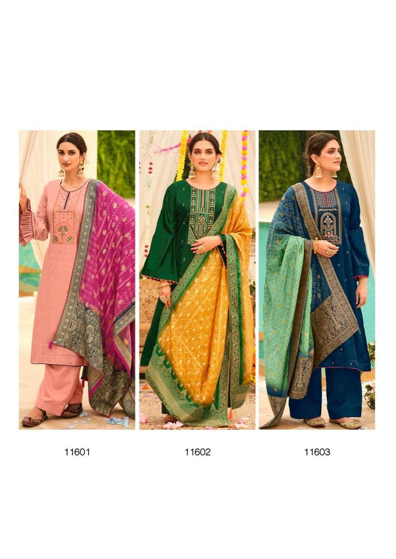 Deepsy  Suit Chunari Tussar Silk With Embroidery Work Salwar Suit