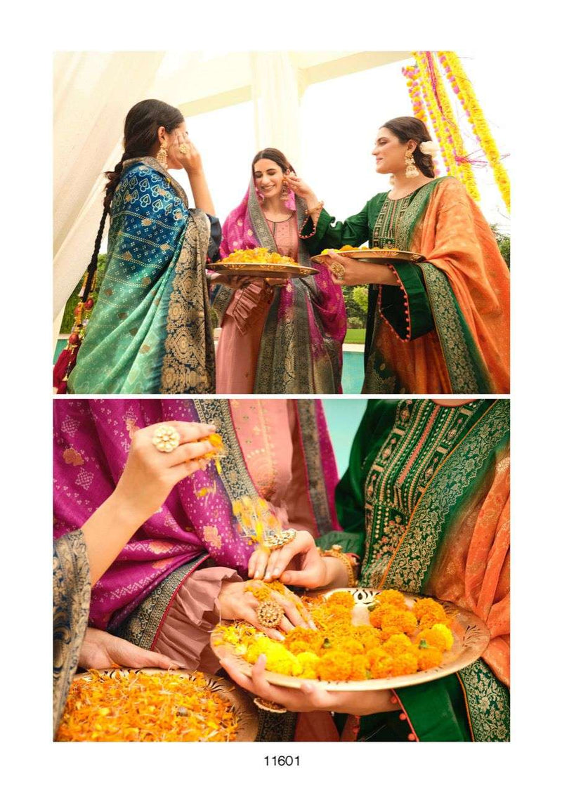 Deepsy  Suit Chunari Tussar Silk With Embroidery Work Salwar Suit