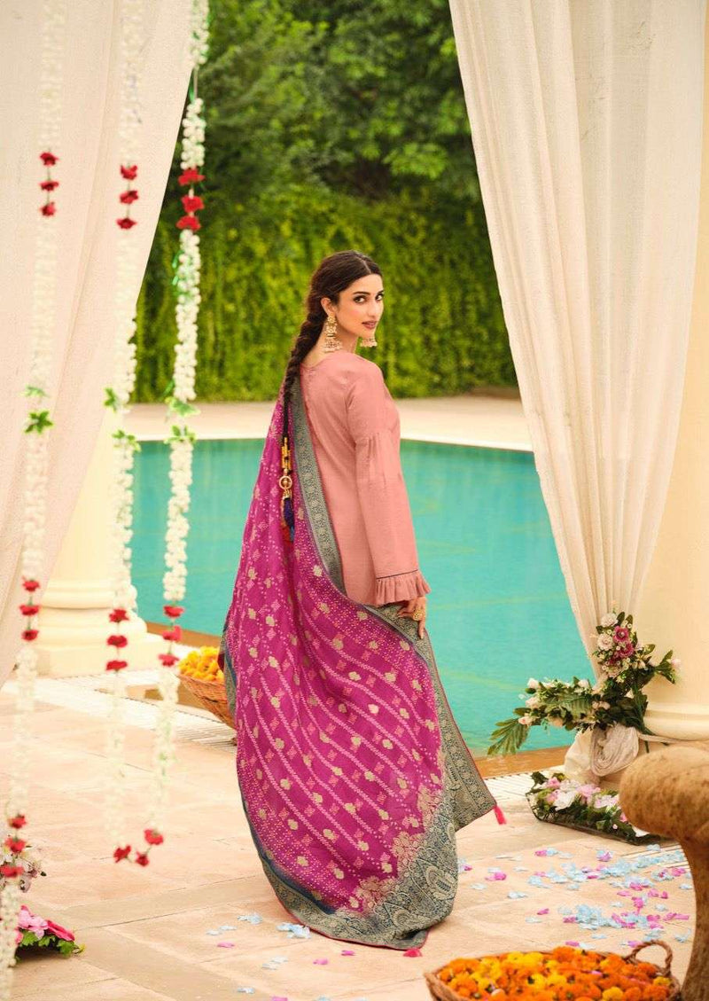 Deepsy  Suit Chunari Tussar Silk With Embroidery Work Salwar Suit