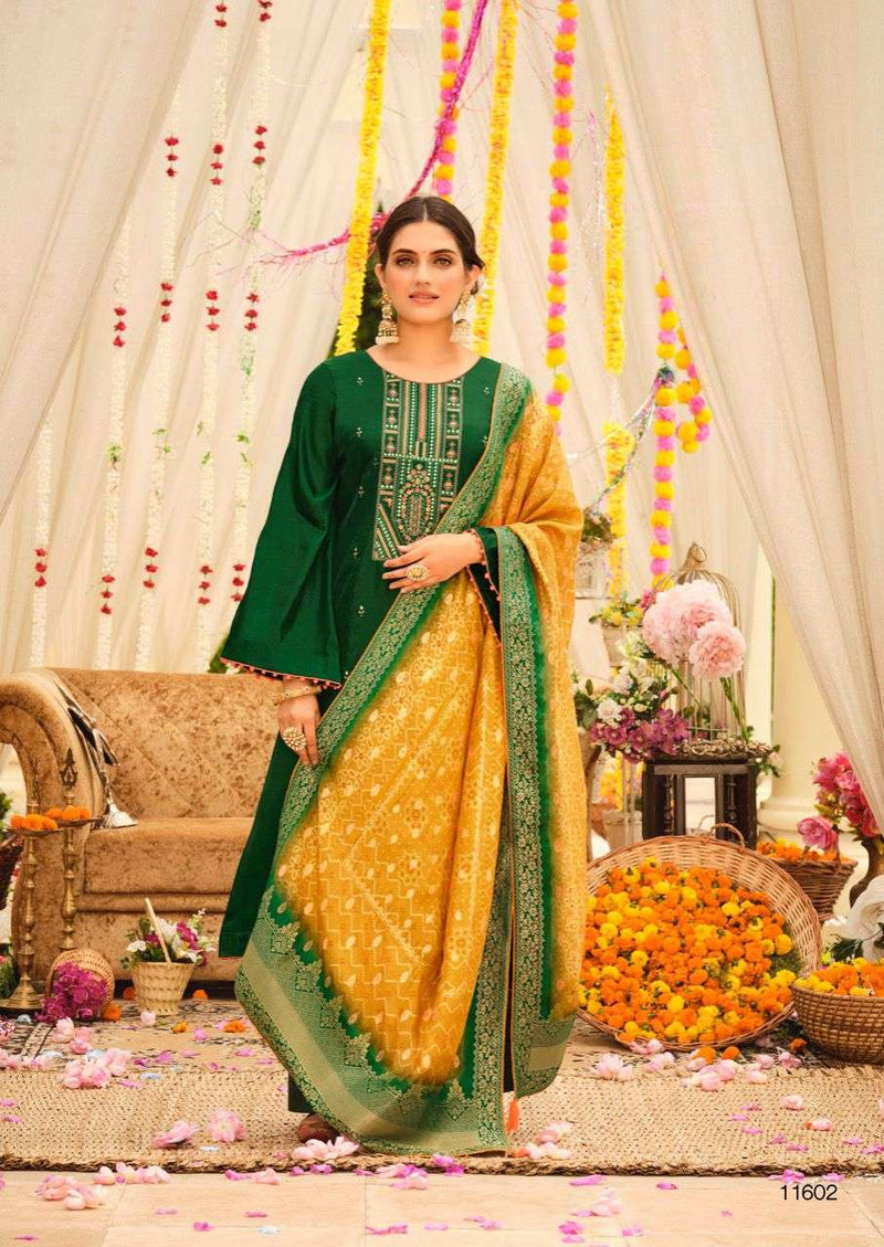 Deepsy  Suit Chunari Tussar Silk With Embroidery Work Salwar Suit