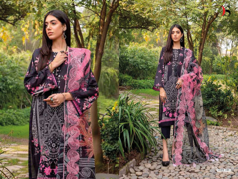 Deepsy Suit Aniiq Vol 22 Pure Cotton Embroidered  Party Wear Salwar Suits