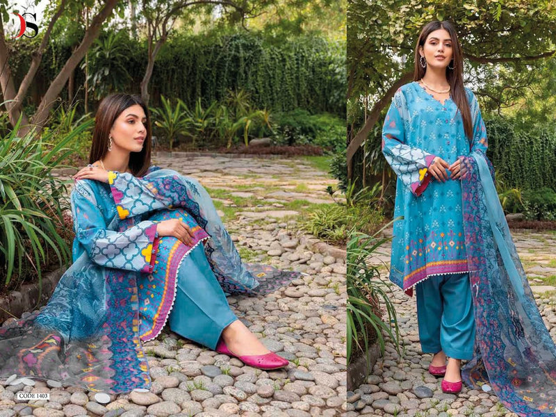 Deepsy Suit Aniiq Vol 22 Pure Cotton Embroidered  Party Wear Salwar Suits