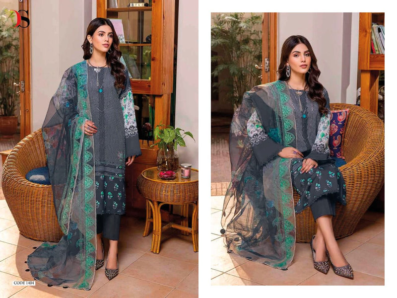 Deepsy Suit Aniiq Vol 22 Pure Cotton Embroidered  Party Wear Salwar Suits