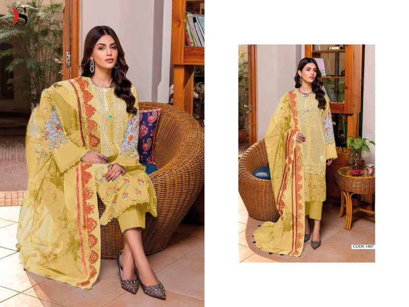 Deepsy Suit Aniiq Vol 22 Pure Cotton Embroidered  Party Wear Salwar Suits