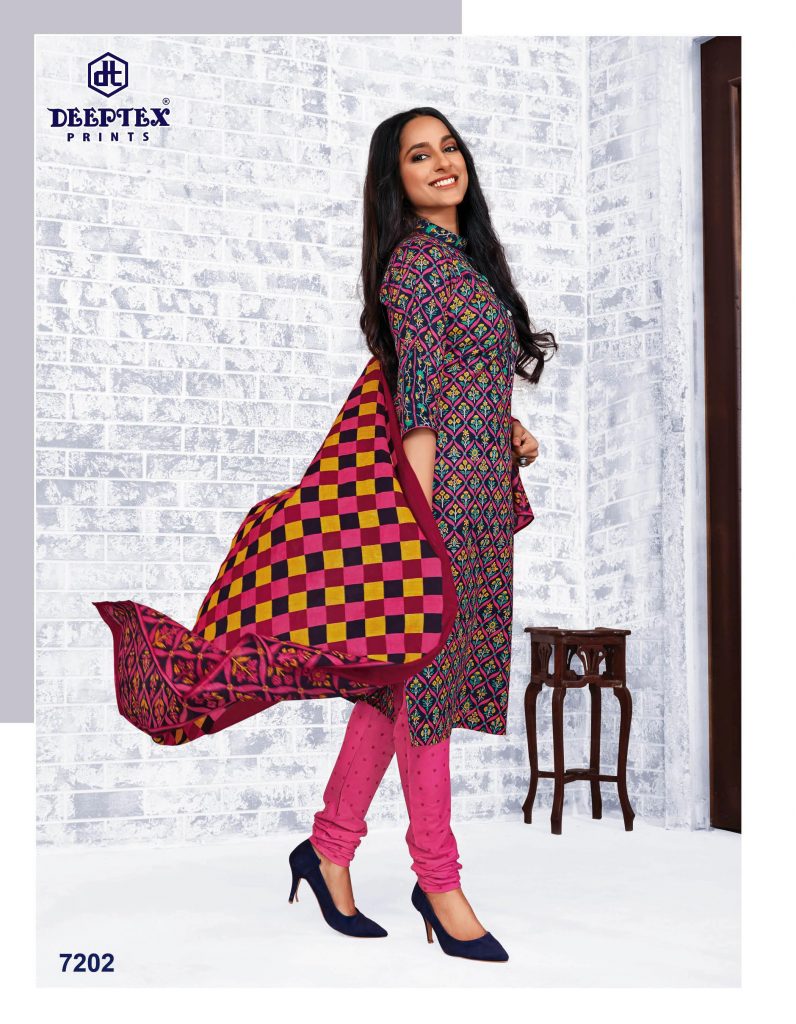 Deeptex Miss India Vol 72 Part B Pure Cotton With Printed Work Stylish Designer Salwar Kameez