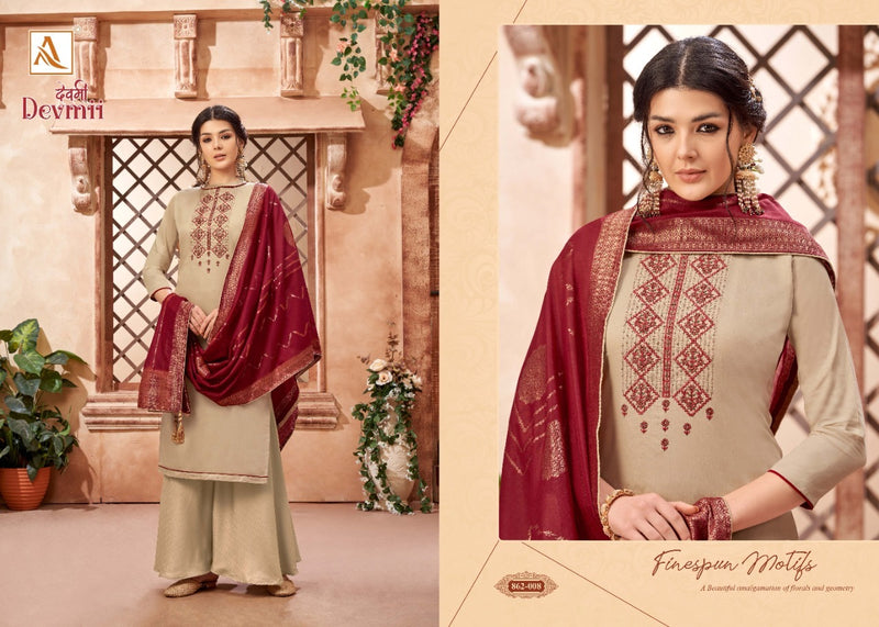 Alok Suit Devmii Jam Cotton Party Wear Salwar Suit