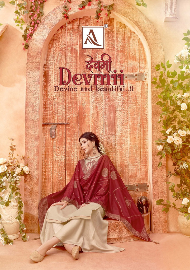 Alok Suit Devmii Jam Cotton Party Wear Salwar Suit
