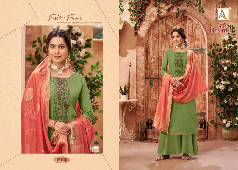 Alok Suit Devmii Jam Cotton Party Wear Salwar Suit
