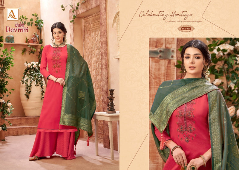 Alok Suit Devmii Jam Cotton Party Wear Salwar Suit