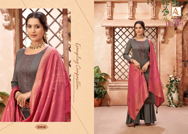 Alok Suit Devmii Jam Cotton Party Wear Salwar Suit