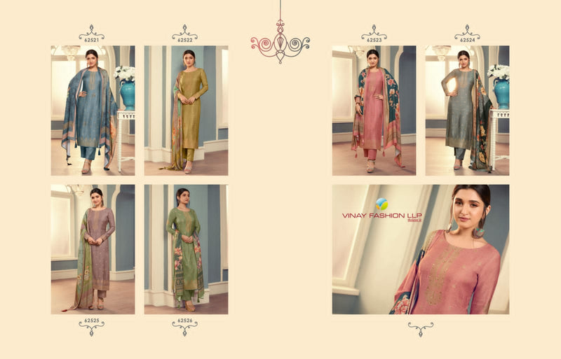 Vinay Fashion Dharini Pashmina With Beautiful Heavy Embroidery Work Stylish Designer  Festive Wear Salwar Kameez