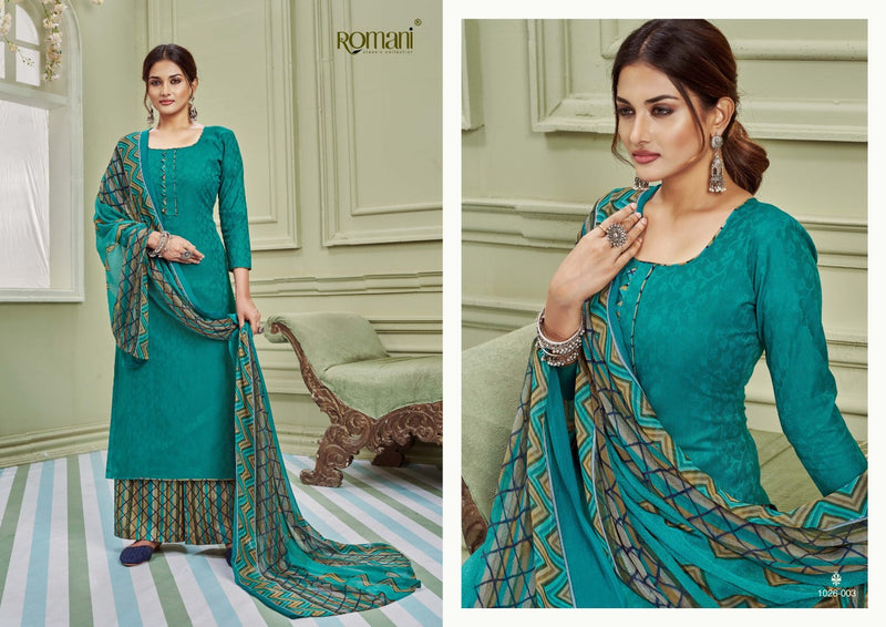 Romani Didaar Jam Cotton Stylish Designer Casual Wear Classic Look Salwar Suit