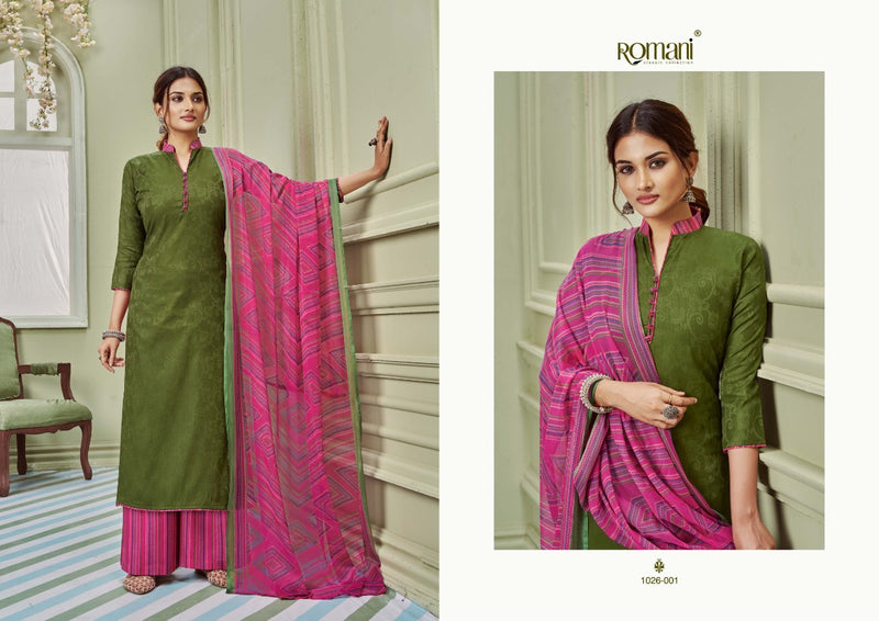 Romani Didaar Jam Cotton Stylish Designer Casual Wear Classic Look Salwar Suit