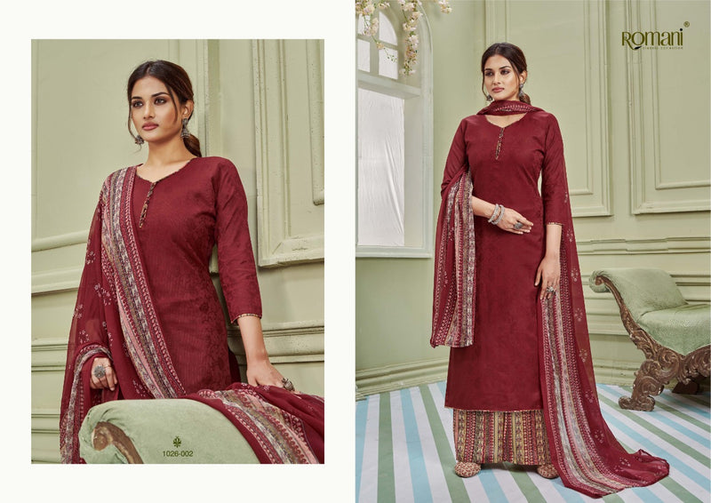 Romani Didaar Jam Cotton Stylish Designer Casual Wear Classic Look Salwar Suit