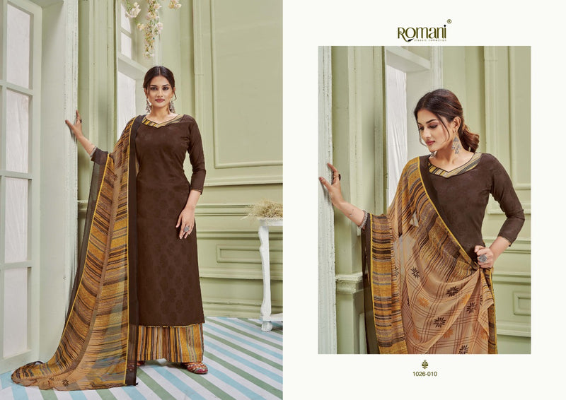 Romani Didaar Jam Cotton Stylish Designer Casual Wear Classic Look Salwar Suit