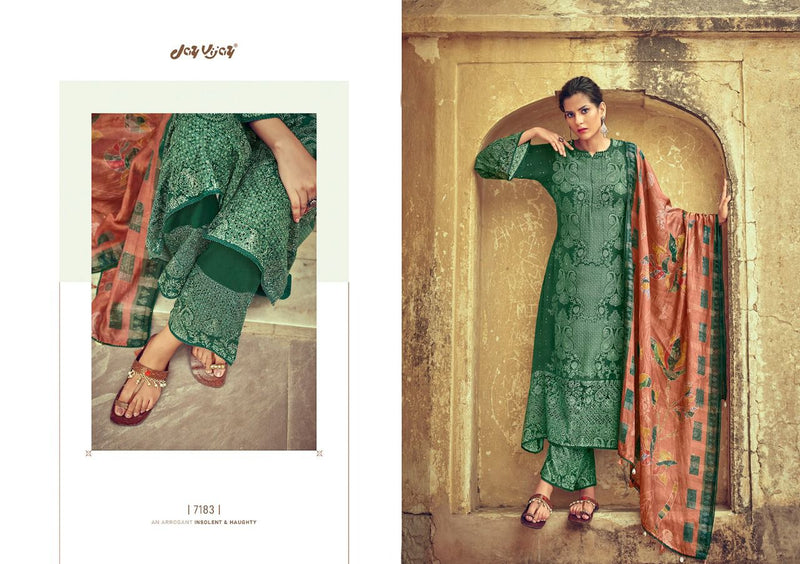 Jay Vijay Dilnaz Silk With Print And Embroidery work Stylish Designer Fancy Salwar Suit