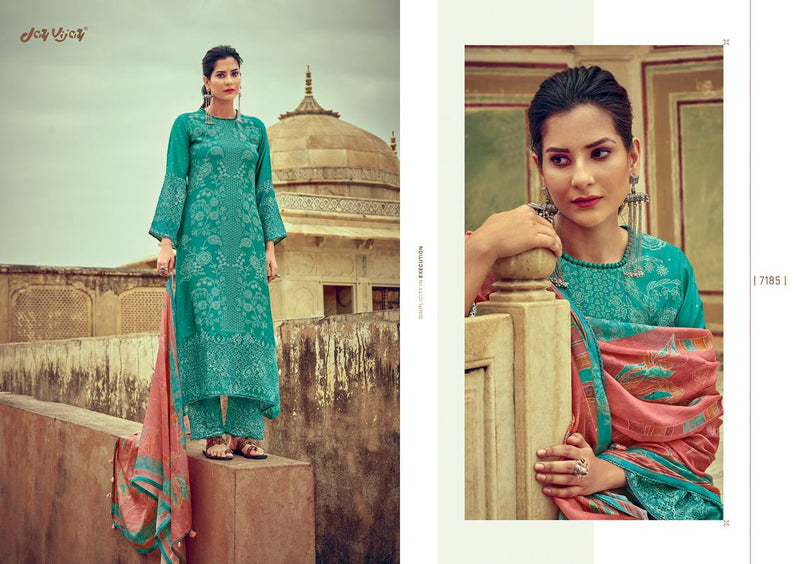 Jay Vijay Dilnaz Silk With Print And Embroidery work Stylish Designer Fancy Salwar Suit