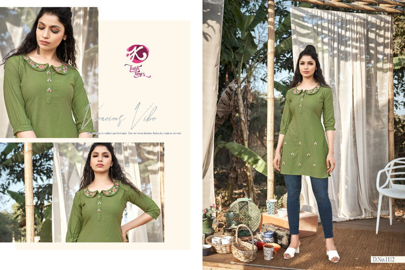 Kurti Times Dora American Georgette Stylish Fancy Daily Wear Kurtis