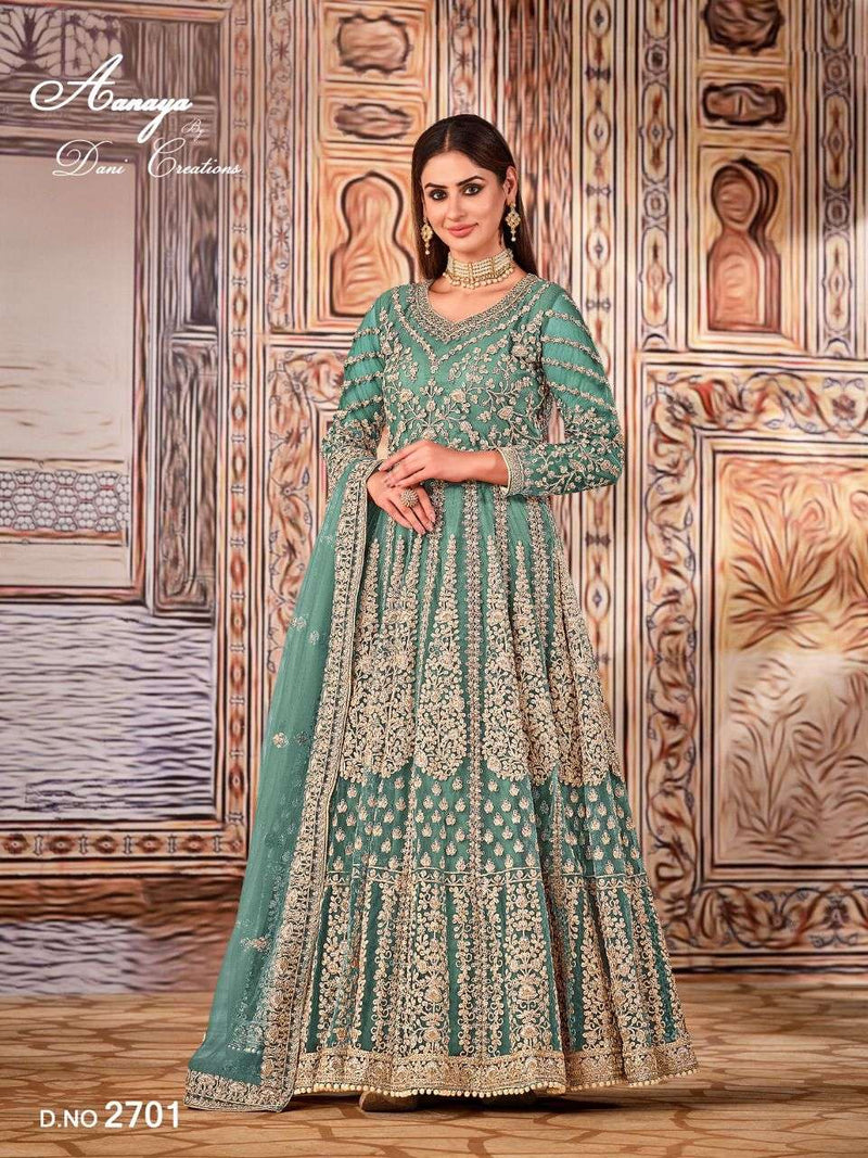 Dani Creation Aanaya Vol 127 Net With Heavy Embroidered Work Wedding Collection