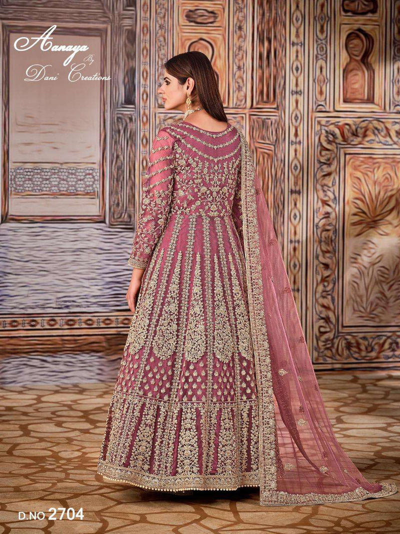 Dani Creation Aanaya Vol 127 Net With Heavy Embroidered Work Wedding Collection