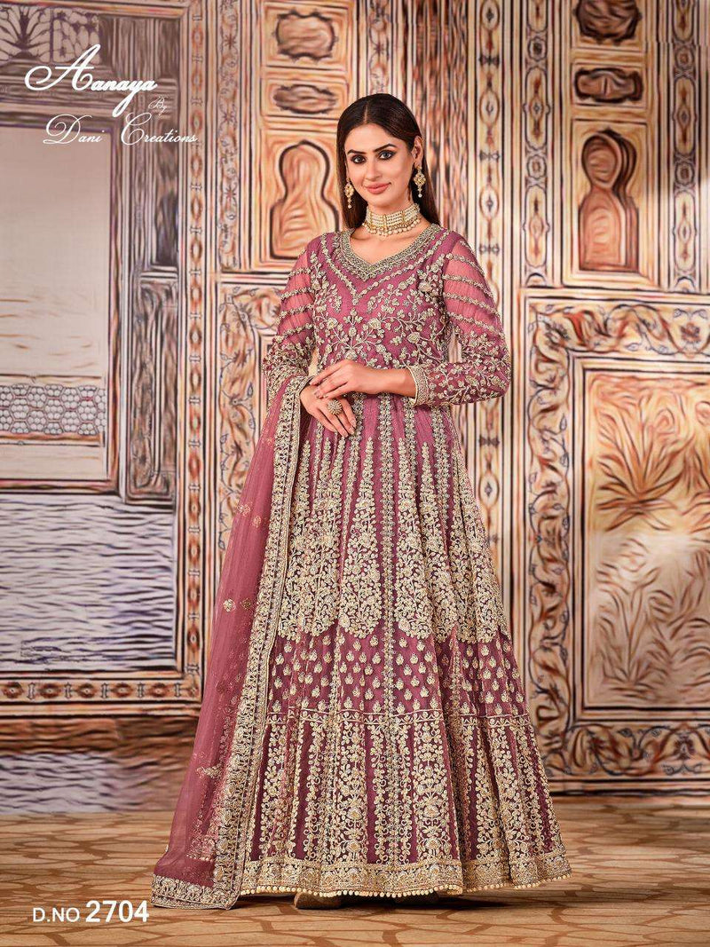 Dani Creation Aanaya Vol 127 Net With Heavy Embroidered Work Wedding Collection