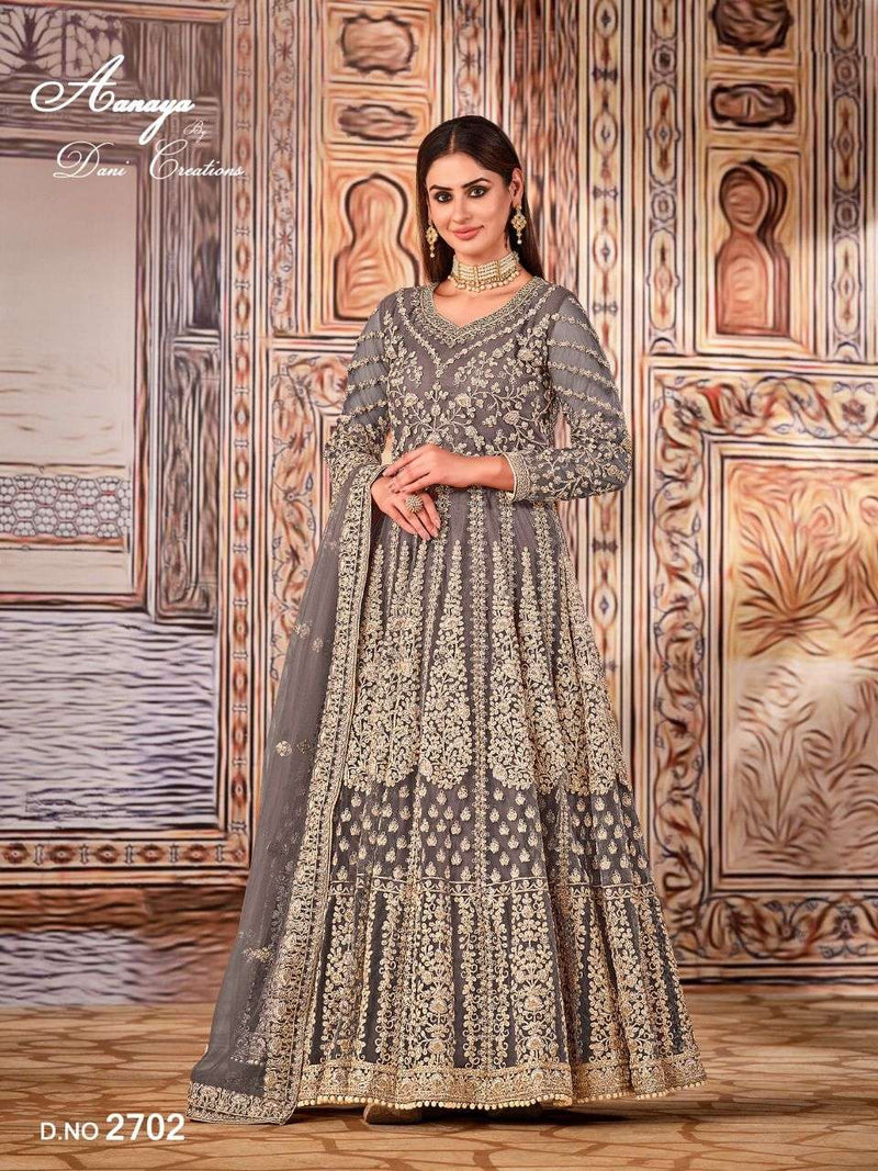 Dani Creation Aanaya Vol 127 Net With Heavy Embroidered Work Wedding Collection